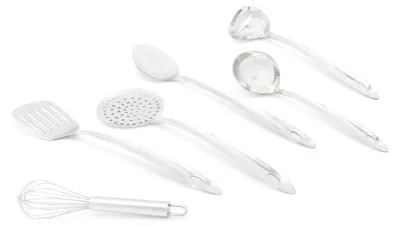 Immagine prodotto di Set di utensili da cucina Merkloos, acciaio inox, 6 pezzi