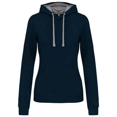Produktbild von Kariban Damen-kapuzensweatshirt bicolor