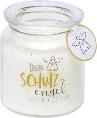 Produktbild von Kerze im Glas Schutzengel: Duft: Vanille, Brenndauer 48 Stunden