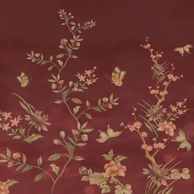 Produktbild von Komar Fototapete Blumen Rot - 611192 - 250 x 250 cm