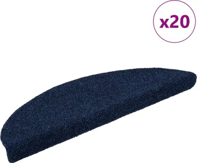 Zdjęcie produktu dla Maty do stepowania Samoprzylepne 20 szt. 56x17x3 cm Granatowe Półokrągłe