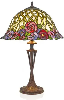 Produktbild von Casa Padrino Tiffany Tischleuchte Hockerleuchte Durchmesser 40 cm ModX3b - Leuchte Lampe