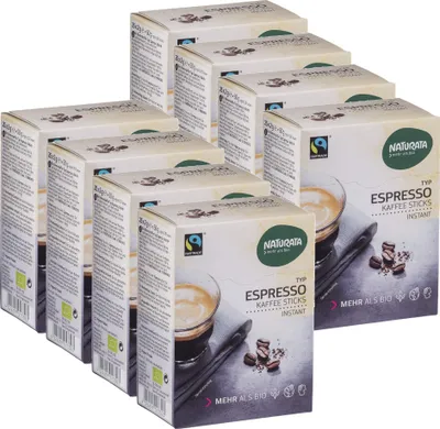 Produktbild von Espresso Kaffee-Sticks Bohnenkaffee, instant, 8 x 25x2 g