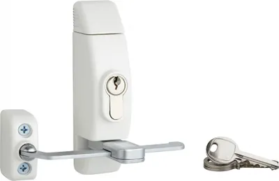 Image de Entrebailleur de fenêtre à cylindre, 1 ou 2 vantaux, 3 clés - SP