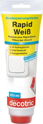 Obrázek produktu pro dekotrická retušovací barva Rapid White, bez rozpouštědel, 250 ml 014301001