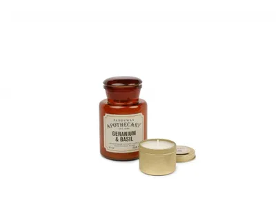 Imagen del producto de Vela aromática Paddywax Apothecary GERANIUM & BASIL (226g)