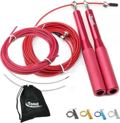 Obrázok produktu pre Ľahká hliníková švihadlo, nastaviteľné, na fitness a box