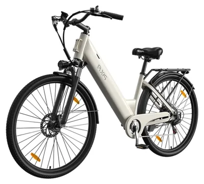 Image de Pixar C1 Vélo Électrique - Moteur 250W Batterie 36V13AH 27.5x1.95 Freins Mécaniques - Blanc