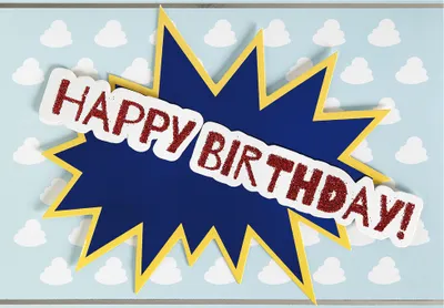 Produktbild von Geburtstag  Glückwunschkarte im Format 115x17cm mit Umschlag