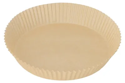 Produktbild von 100 Backpapiere Ø 20 cm · 4,5 cm braun für Heißluftfritteusen