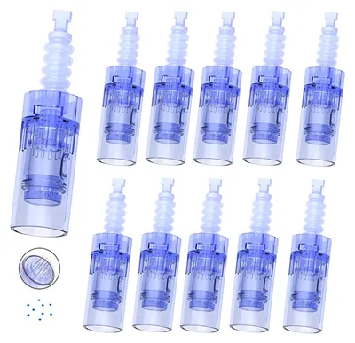 Productafbeelding van Dr. Pen Ultima A6 cartridges met 9 naalden – 10 stuks voor huidverzorging en poriënreiniging – A