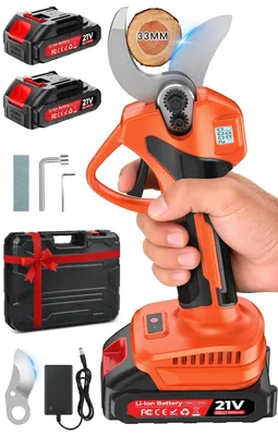 Obrázok produktu pre Elektrické nožnice na živé ploty, bezdrôtové, ľahké, maximálna hrúbka rezu 33 mm