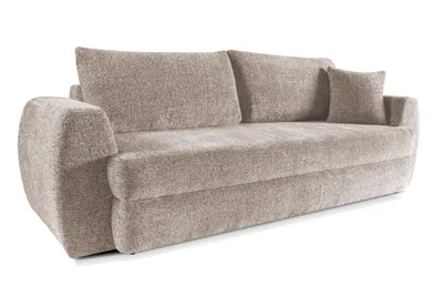Produktbild von Schlafsofa PULSARO 248 × 103 × 95 cm – modernes 3-sitzer sofa mit schlaffunktion und bettkasten, BEIGE