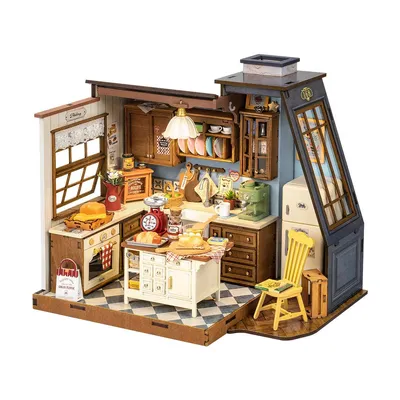 Zdjęcie produktu dla Puzzle 3D, DIY Mini Domek Cudowna Kuchnia, Rolife, Drewno, 359 elementów