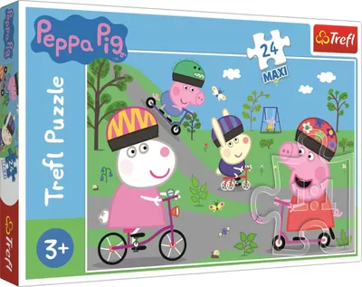 Produktbild von TREFL Puzzle Peppa Pig: Active Day MAXI 24 Stück
