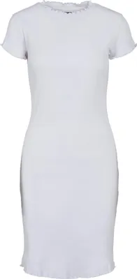Produktbild von Urban Classics Ladies - RIB Sommer Mini Kleid weiß - XS