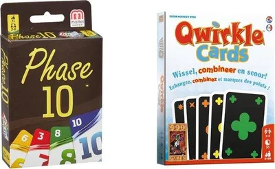 Produktbild von Kartenspiel - 2 Stücke - Phase 10 & Qwirkle Kartenspiel