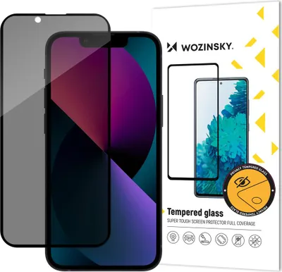 Immagine prodotto di Wozinsky Privacy Glass Vetro Temperato Per Iphone 14 / 13 / 13 Pro Con Filtro Privacy Anti Spy