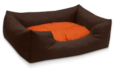 Produktbild von BedDog Hundebett MIMI, Hundesofa,Hundekissen,(XL) ca. 100x85x23cm,SUNSET (braun/orange)