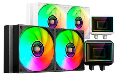 Zdjęcie produktu dla Mars Gaming ML-TWO240, Chłodnica cieczy all-in-one, 12 cm, Czarny