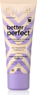 Obrázek produktu pro Eveline Cosmetics Better Than Perfect – make-up, dlouhotrvající efekt, lesklý finiš, Odstín 03 light beige