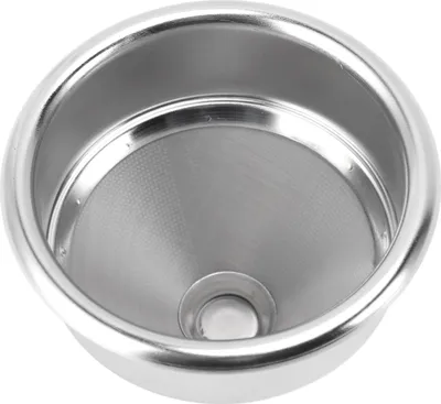 Zdjęcie produktu dla 58 mm - Kosz filtra ze stali nierdzewnej o drobnych oczkach Stożkowy filtr do kawy bez dna