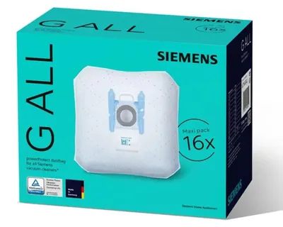 Produktbild von Siemens PowerProtect Staubsaugerbeutel Typ G ALL (16 Stk.)
