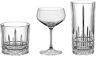 Produktbild von Spiegelau Perfect Serve Collection Cocktail Masterclass Set, 1 SOF, 1 Coupette, 1 Longdrinkglas, 3er-Set