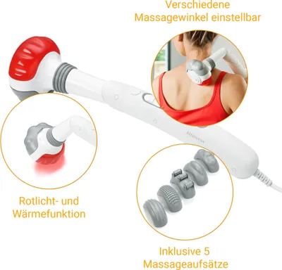 Produktbild von medisana HM 886 Handmassagegerät, elektrisches Rückenmassagegerät, Massagestab