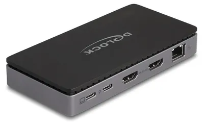 Obrázok produktu pre DeLOCK 88271, Kábel, USB 3.2 Gen 1 (3.1 Gen 1) Type-C, 85 W, 1.4/2.2, 10,100,1000 Mbit/s, Čierna, Šedá