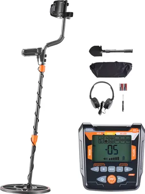 Obrázok produktu pre SucceBuy Detektor kovov pre dospelých, 304,8 mm, profesionálny detektor kovov s 6 režimami, detektor zlata, vodotesná vyhľadávacia cievka IP68 s displejom, slúchadlá, nastaviteľná dĺžka, ideálny na hľadanie pokladov