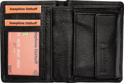 Obrázok produktu pre Josephine Osthoff peňaženka Pánska kožená veľká peňaženka s RFID puzdrom na kreditné karty Malá peňaženka Dámska tenká peňaženka na mince s vreckom na mince (924)