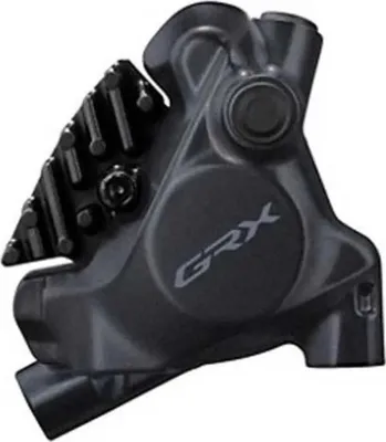Produktbild von Shimano Br-rx410-r 2-p Grx Flat Mount Vorderer Scheibenbremssattel Silber Silber One Size
