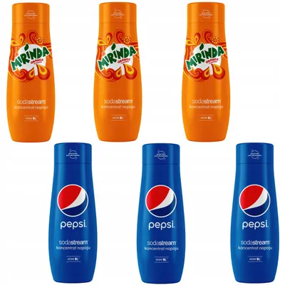 Produktbild von 6er Set SodaStream Konzentrate 3x (Pepsi+Mirinda)