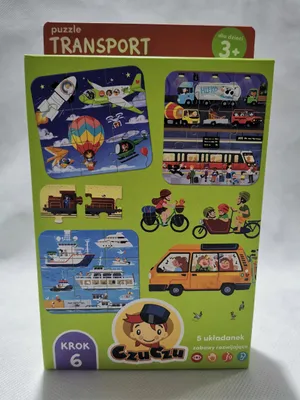 Obrázek produktu pro CzuCzu Puzzle TRANSPORT 45 dílků pro děti