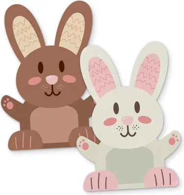 Produktbild von Itenga Sticker 10 x Hasenbande Osterhasen 10 x 14 cm