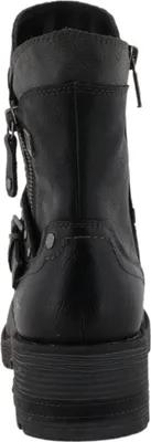Produktbild von Mustang Damen Stiefelette mit Zierschnallen und Nieten, Größe:39 EU, Farbe:Schwarz
