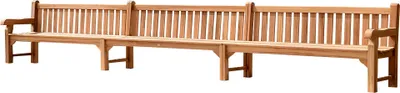 Produktbild von Teako Design Gartenbank Piceno Teakholz Massiv Wetterfest 600x60x92cm