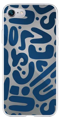 Obrázek produktu pro BigBen Connected, pouzdro pro Apple iPhone SE 2022/SE/8/7/6S/6 Hybrid s potiskem, modré