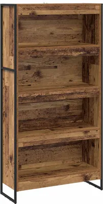 Zdjęcie produktu dla vidaXL Półka na książki 2 szt. drewno z odzysku 80 x 30 x 155 cm materiał drewnopochodny