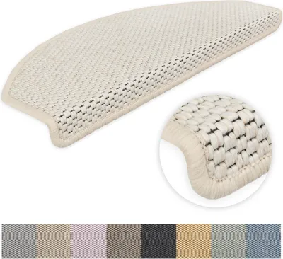 Produktbild von Stufenmatten Göteborg Halbrund Hellbeige 15 Stück