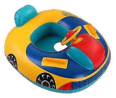 Produktbild von Schwimmring Poolboje mit Lenkrad, aufblasbares Boot, Poolstuhl, schwimmender Ring, Poolfloß, Schwimmmeer