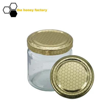 Produktbild von 96 x HONIGGLAS Twist Off 250G im KARTON inkl. Metalldeckel GOLD WABE