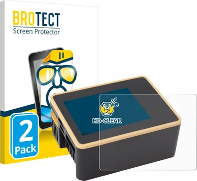 Produktbild von 2x Für Junsi iCharger X6 Schutzfolie BROTECT Displayschutz Display Schutz Folie Klar Transparent