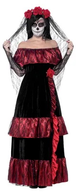 Productafbeelding van Catrina Braut - Halloweenkostuum voor dames, maat: M