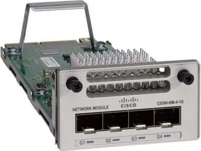 Produktbild von Cisco C9300-NM-4G=, Gigabit Ethernet, 1000 Mbit/s, Cisco Catalyst 9300