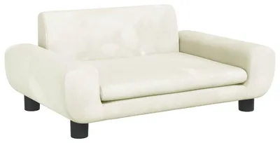 Obrázek produktu pro vidaXL Pelíšek pro psy Cream 70x45x33 cm Velvet