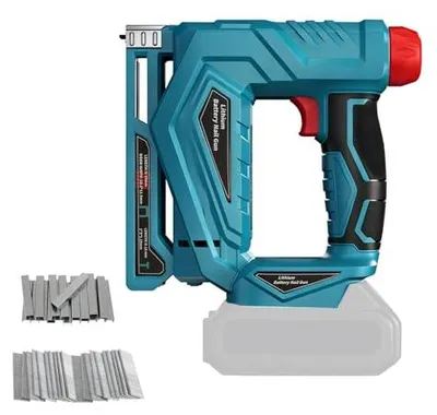 Akku-Bradnagler 18V für Makita, 2-in-1, 1000 Nägel + 1000 Klammern