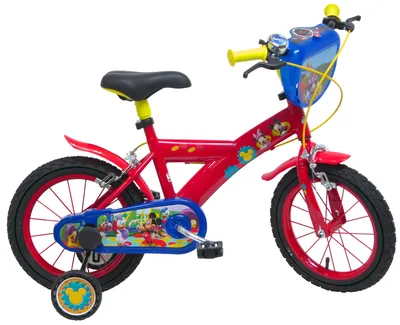 Immagine prodotto di Bicicletta per Bambino 14" 2 Freni Mickey Mouse Rossa