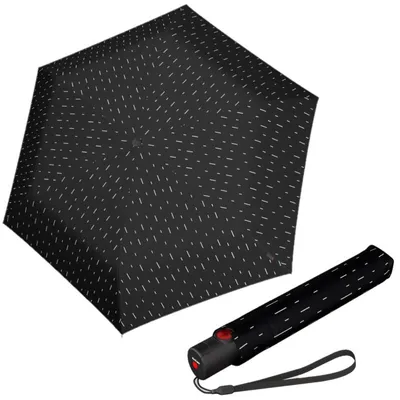 Zdjęcie produktu dla Knirps KNIRPS U.200 RAIN BLACK - elegancki damski parasol w pełni automatyczny
